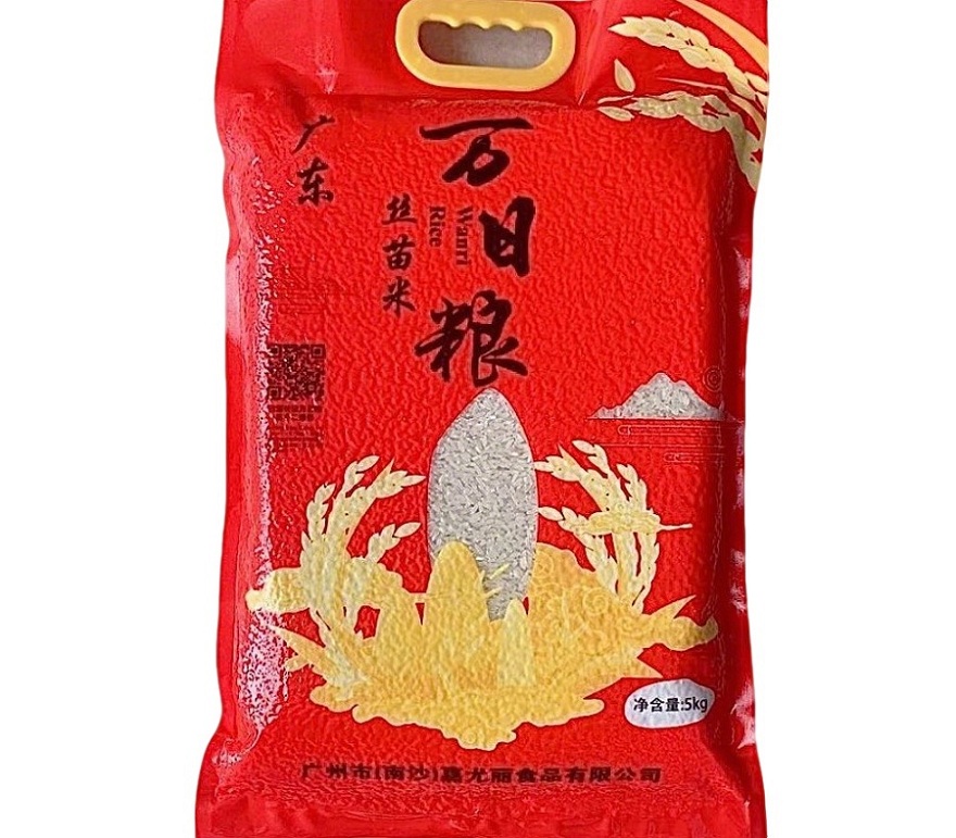 萬日糧絲苗米真空包裝5KG實(shí)惠裝